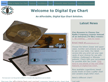 Tablet Screenshot of digitaleyechart.com